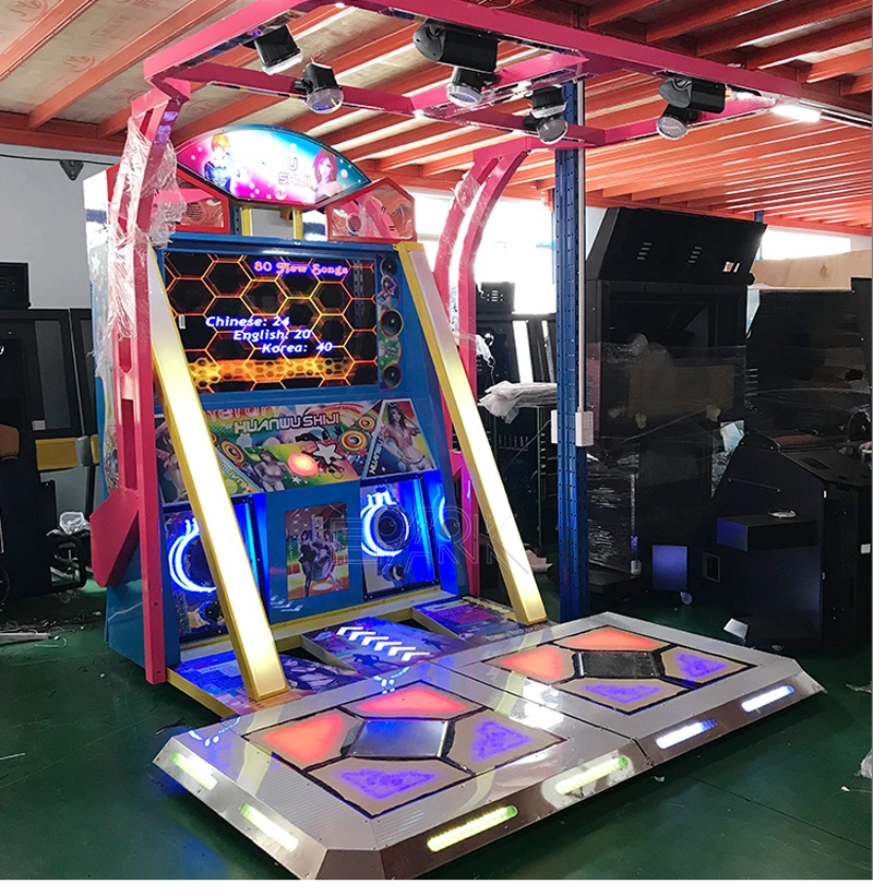 Dance Dance Revolution Double Player Competition Arcade Video Game Machine for Game Center