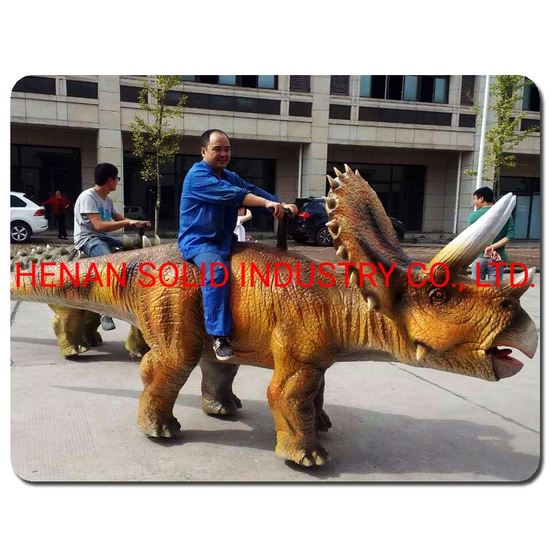 Amusement Park Ride on Electric Motor Bikes Kiddie Dinosaur Ride for Sales