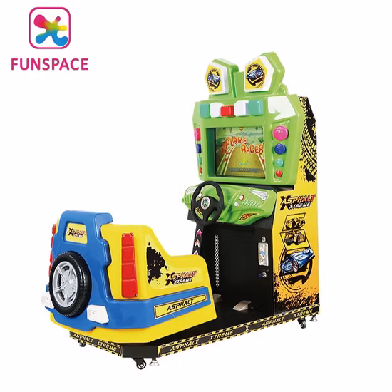 キッズコイン式レーシングカービデオゲーム機