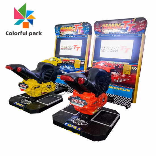オートバイレースビデオゲーム機シミュレータ機